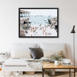 Shop Marina Piccola Photo Canvas Art Print-Amalfi Coast Italy, Blue, Coastal, Landscape, Photography, Photography Canvas Prints, Tropical, View All-framed wall decor artwork