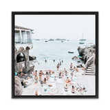 Shop Marina Piccola (Square) Photo Canvas Art Print-Amalfi Coast Italy, Blue, Coastal, Green, Photography Canvas Prints, Square, Tropical, View All-framed wall decor artwork