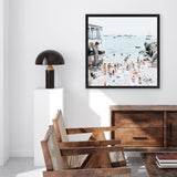 Shop Marina Piccola (Square) Photo Canvas Art Print-Amalfi Coast Italy, Blue, Coastal, Green, Photography Canvas Prints, Square, Tropical, View All-framed wall decor artwork