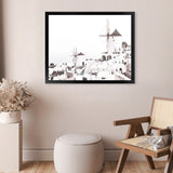 Shop Oia Photo Art Print-Greece, Landscape, Photography, View All, White-framed poster wall decor artwork
