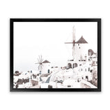 Shop Oia Photo Art Print-Greece, Landscape, Photography, View All, White-framed poster wall decor artwork