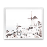 Shop Oia Photo Art Print-Greece, Landscape, Photography, View All, White-framed poster wall decor artwork