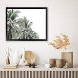 Shop Two Palms Photo Art Print-Green, Landscape, Photography, Tropical, View All, White-framed poster wall decor artwork