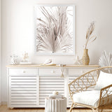 Shop Dried Palm Leaves III Photo Art Print-Botanicals, Neutrals, Photography, Pink, Portrait, Tropical, View All-framed poster wall decor artwork