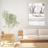 Shop Poolside in Mexico Photo Canvas Art Print-Boho, Neutrals, Photography, Photography Canvas Prints, Portrait, Tropical, View All-framed wall decor artwork