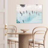 Shop Boats From Above Photo Canvas Art Print-Blue, Coastal, Landscape, Photography, Photography Canvas Prints, View All-framed wall decor artwork
