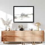 Shop Sand Dunes I Photo Art Print-Boho, Coastal, Green, Landscape, Moroccan Days, Photography, View All, White-framed poster wall decor artwork