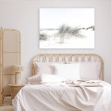 Shop Sand Dunes I Photo Canvas Print-Boho, Coastal, Green, Landscape, Moroccan Days, Photography Canvas Prints, View All, White-framed wall decor artwork