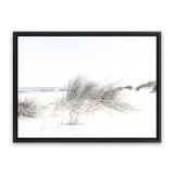 Shop Sand Dunes I Photo Canvas Print-Boho, Coastal, Green, Landscape, Moroccan Days, Photography Canvas Prints, View All, White-framed wall decor artwork