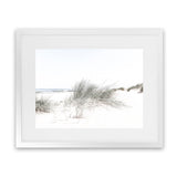 Shop Sand Dunes I Photo Art Print-Boho, Coastal, Green, Landscape, Moroccan Days, Photography, View All, White-framed poster wall decor artwork