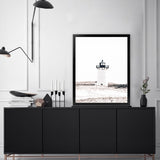 Shop Cape Cod Lighthouse I Photo Art Print-Coastal, Hamptons, Neutrals, Photography, Portrait, View All, White-framed poster wall decor artwork