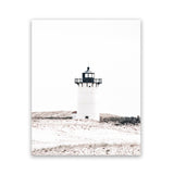 Shop Cape Cod Lighthouse I Photo Art Print-Coastal, Hamptons, Neutrals, Photography, Portrait, View All, White-framed poster wall decor artwork