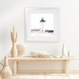 Shop Cape Cod Lighthouse I (Square) Photo Art Print-Coastal, Hamptons, Neutrals, Photography, Square, View All, White-framed poster wall decor artwork