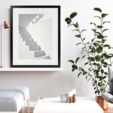 Shop White Steps Photo Art Print-Boho, Greece, Grey, Neutrals, Photography, Portrait, View All-framed poster wall decor artwork