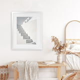 Shop White Steps Photo Art Print-Boho, Greece, Grey, Neutrals, Photography, Portrait, View All-framed poster wall decor artwork