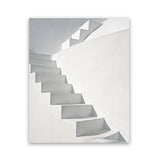 Shop White Steps Photo Art Print-Boho, Greece, Grey, Neutrals, Photography, Portrait, View All-framed poster wall decor artwork
