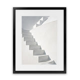 Shop White Steps Photo Art Print-Boho, Greece, Grey, Neutrals, Photography, Portrait, View All-framed poster wall decor artwork