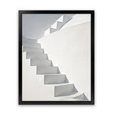 Shop White Steps Photo Art Print-Boho, Greece, Grey, Neutrals, Photography, Portrait, View All-framed poster wall decor artwork