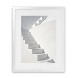 Shop White Steps Photo Art Print-Boho, Greece, Grey, Neutrals, Photography, Portrait, View All-framed poster wall decor artwork