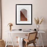 Shop Old Stairway Photo Art Print-Boho, Brown, Greece, Moroccan Days, Photography, Portrait, View All-framed poster wall decor artwork