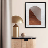 Shop Old Stairway Photo Art Print-Boho, Brown, Greece, Moroccan Days, Photography, Portrait, View All-framed poster wall decor artwork