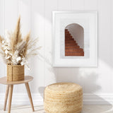 Shop Old Stairway Photo Art Print-Boho, Brown, Greece, Moroccan Days, Photography, Portrait, View All-framed poster wall decor artwork