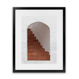 Shop Old Stairway Photo Art Print-Boho, Brown, Greece, Moroccan Days, Photography, Portrait, View All-framed poster wall decor artwork