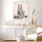 Shop Cacti Villa I Photo Art Print-Boho, Moroccan Days, Photography, Pink, Portrait, Tropical, View All-framed poster wall decor artwork