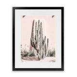 Shop Cacti Villa I Photo Art Print-Boho, Moroccan Days, Photography, Pink, Portrait, Tropical, View All-framed poster wall decor artwork