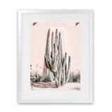Shop Cacti Villa I Photo Art Print-Boho, Moroccan Days, Photography, Pink, Portrait, Tropical, View All-framed poster wall decor artwork