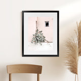 Shop Cacti Villa III Photo Art Print-Boho, Green, Moroccan Days, Photography, Pink, Portrait, Tropical, View All-framed poster wall decor artwork