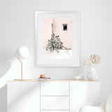 Shop Cacti Villa III Photo Art Print-Boho, Green, Moroccan Days, Photography, Pink, Portrait, Tropical, View All-framed poster wall decor artwork