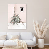 Shop Cacti Villa III Photo Canvas Art Print-Boho, Green, Moroccan Days, Photography, Photography Canvas Prints, Pink, Portrait, Tropical, View All-framed wall decor artwork