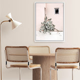 Shop Cacti Villa III Photo Canvas Art Print-Boho, Green, Moroccan Days, Photography, Photography Canvas Prints, Pink, Portrait, Tropical, View All-framed wall decor artwork