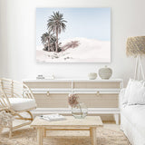 Shop Pastel Desert I Photo Canvas Art Print-Boho, Coastal, Green, Landscape, Moroccan Days, Photography, Photography Canvas Prints, Tropical, View All, White-framed wall decor artwork