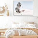 Shop Pastel Desert I Photo Canvas Art Print-Boho, Coastal, Green, Landscape, Moroccan Days, Photography, Photography Canvas Prints, Tropical, View All, White-framed wall decor artwork