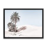 Shop Pastel Desert I Photo Canvas Art Print-Boho, Coastal, Green, Landscape, Moroccan Days, Photography, Photography Canvas Prints, Tropical, View All, White-framed wall decor artwork