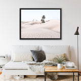 Shop Pastel Desert II Photo Canvas Art Print-Boho, Landscape, Moroccan Days, Neutrals, Photography, Photography Canvas Prints, Pink, Tropical, View All-framed wall decor artwork