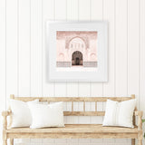 Shop Marrakesh Arch (Square) Photo Art Print-Boho, Moroccan Days, Photography, Pink, Square, View All-framed poster wall decor artwork
