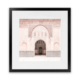 Shop Marrakesh Arch (Square) Photo Art Print-Boho, Moroccan Days, Photography, Pink, Square, View All-framed poster wall decor artwork