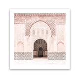 Shop Marrakesh Arch (Square) Photo Art Print-Boho, Moroccan Days, Photography, Pink, Square, View All-framed poster wall decor artwork