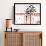 Shop Marrakesh Palace I Photo Art Print-Boho, Landscape, Moroccan Days, Photography, Pink, Tropical, View All-framed poster wall decor artwork