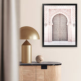 Shop Moroccan Door II Photo Art Print-Boho, Moroccan Days, Neutrals, Photography, Pink, Portrait, View All-framed poster wall decor artwork