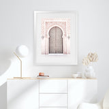 Shop Moroccan Door II Photo Art Print-Boho, Moroccan Days, Neutrals, Photography, Pink, Portrait, View All-framed poster wall decor artwork