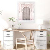 Shop Moroccan Door II Photo Art Print-Boho, Moroccan Days, Neutrals, Photography, Pink, Portrait, View All-framed poster wall decor artwork