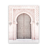 Shop Moroccan Door II Photo Art Print-Boho, Moroccan Days, Neutrals, Photography, Pink, Portrait, View All-framed poster wall decor artwork