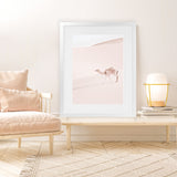 Shop Lone Camel II Photo Art Print-Animals, Baby Nursery, Boho, Moroccan Days, Neutrals, Photography, Pink, Portrait, View All-framed poster wall decor artwork