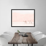 Shop Two Camels Photo Canvas Art Print-Animals, Boho, Landscape, Moroccan Days, Neutrals, Photography, Photography Canvas Prints, View All-framed wall decor artwork