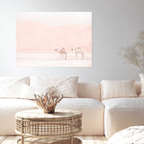 Shop Two Camels Photo Canvas Art Print-Animals, Boho, Landscape, Moroccan Days, Neutrals, Photography, Photography Canvas Prints, View All-framed wall decor artwork