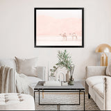 Shop Two Camels Photo Art Print-Animals, Boho, Landscape, Moroccan Days, Neutrals, Photography, View All-framed poster wall decor artwork